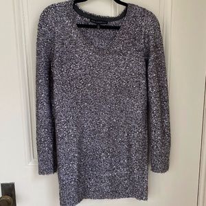 White House Black Market Sequin Tunic Sweater, Sz S